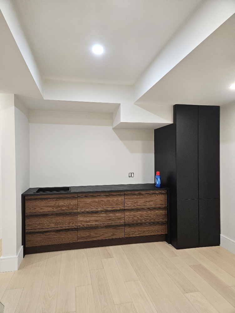 Custom Built-In Cabinet Installation